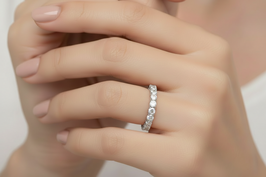 Anillo Lumière Moissanita