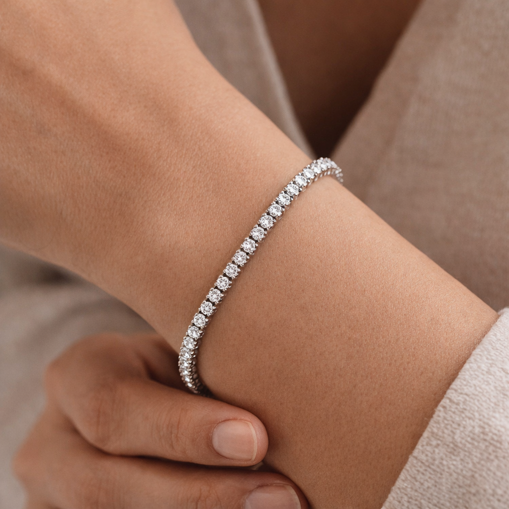 Pulsera Tenis Moissanita