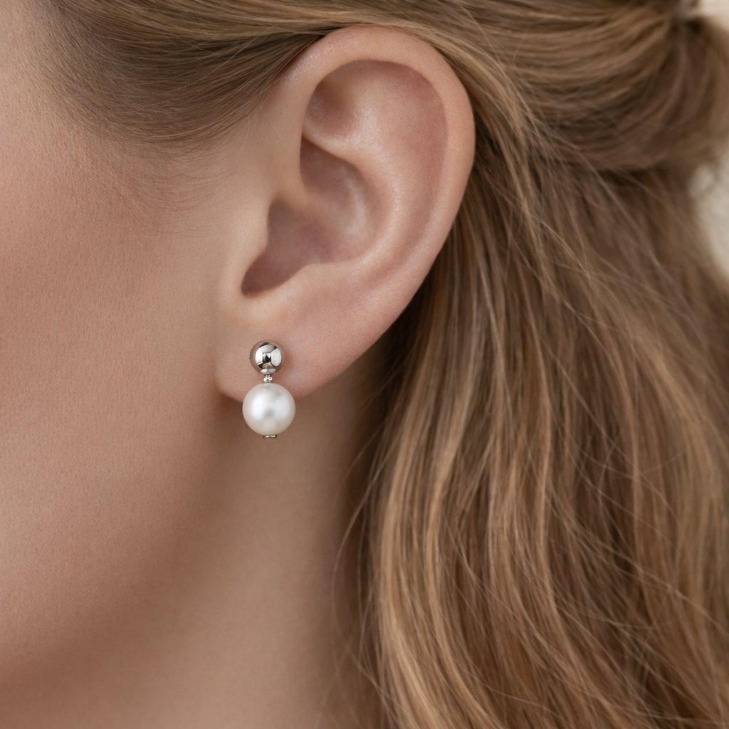 Pendientes De Perla Cultivada