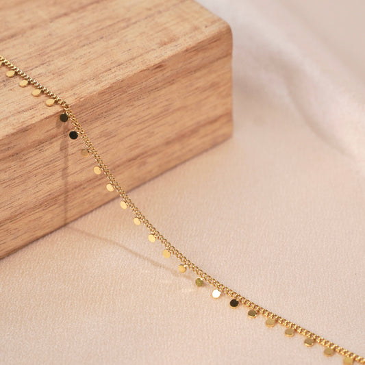 Pulsera Trenzada Golden Dots