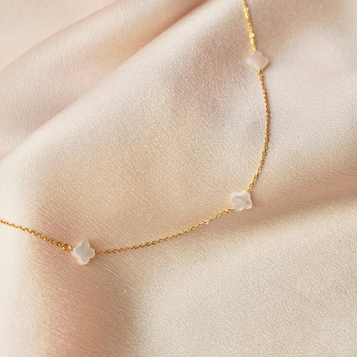 Collar De Trébol & Nácar