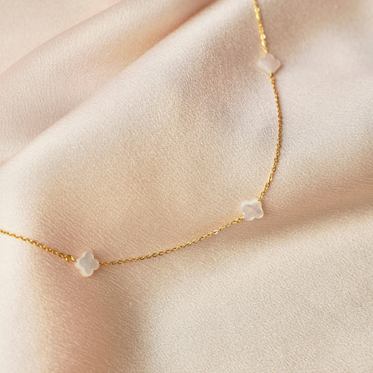 Collar De Trébol & Nácar