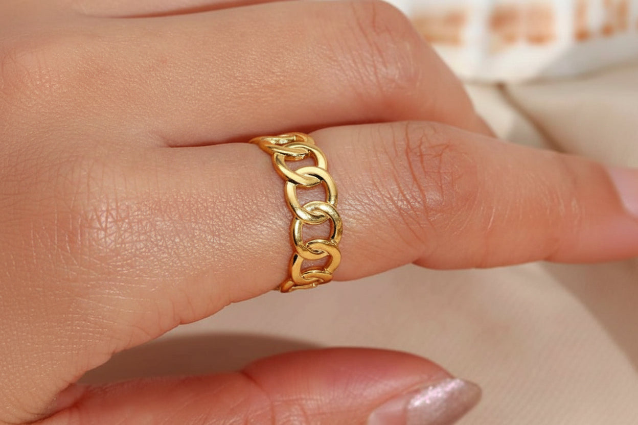 Anillo Trenzado Ajustable