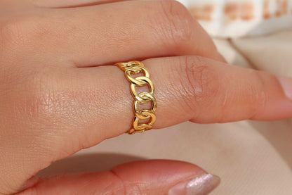 Anillo Trenzado Ajustable