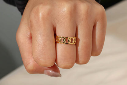 Anillo Trenzado Ajustable