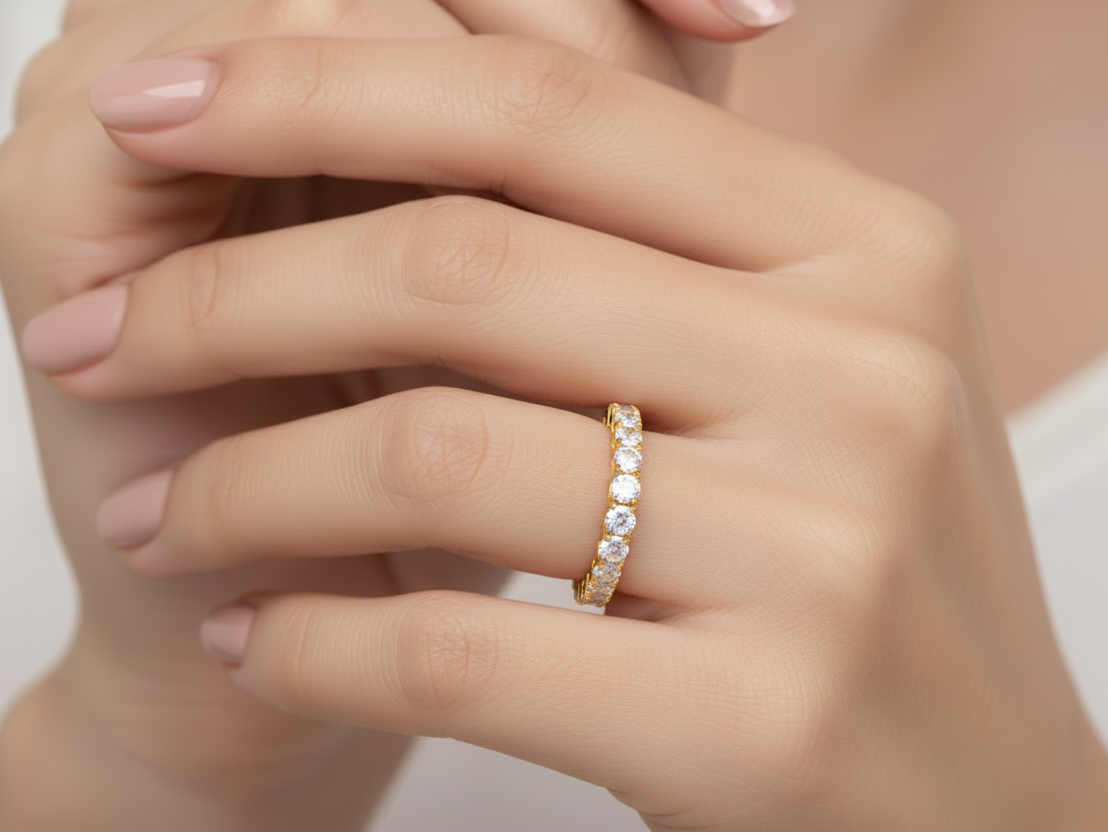 Anillo Lumière Moissanita