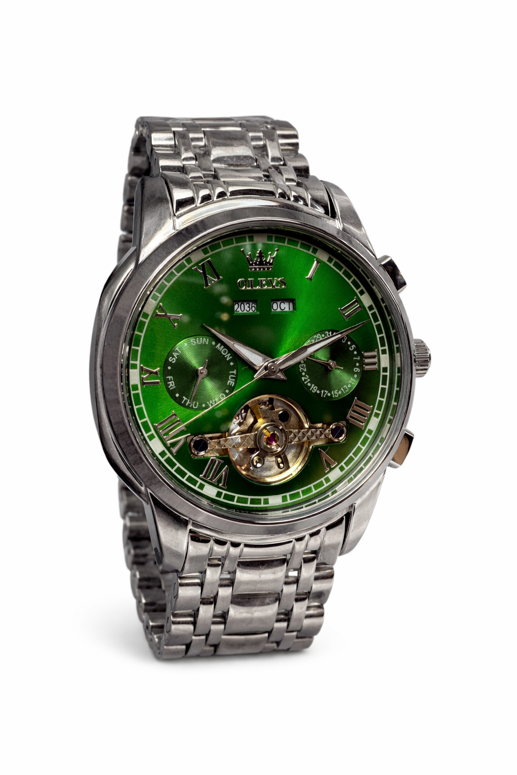 Reloj Automático Verde - 3BAR