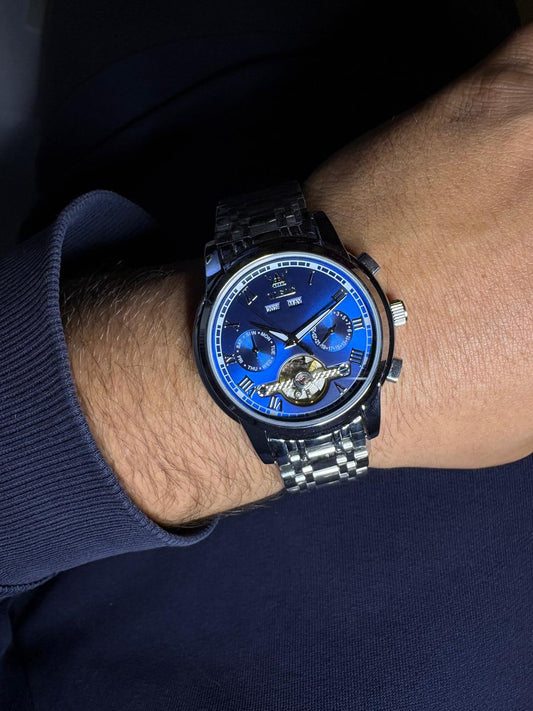 Reloj Automático Azul- 3BAR